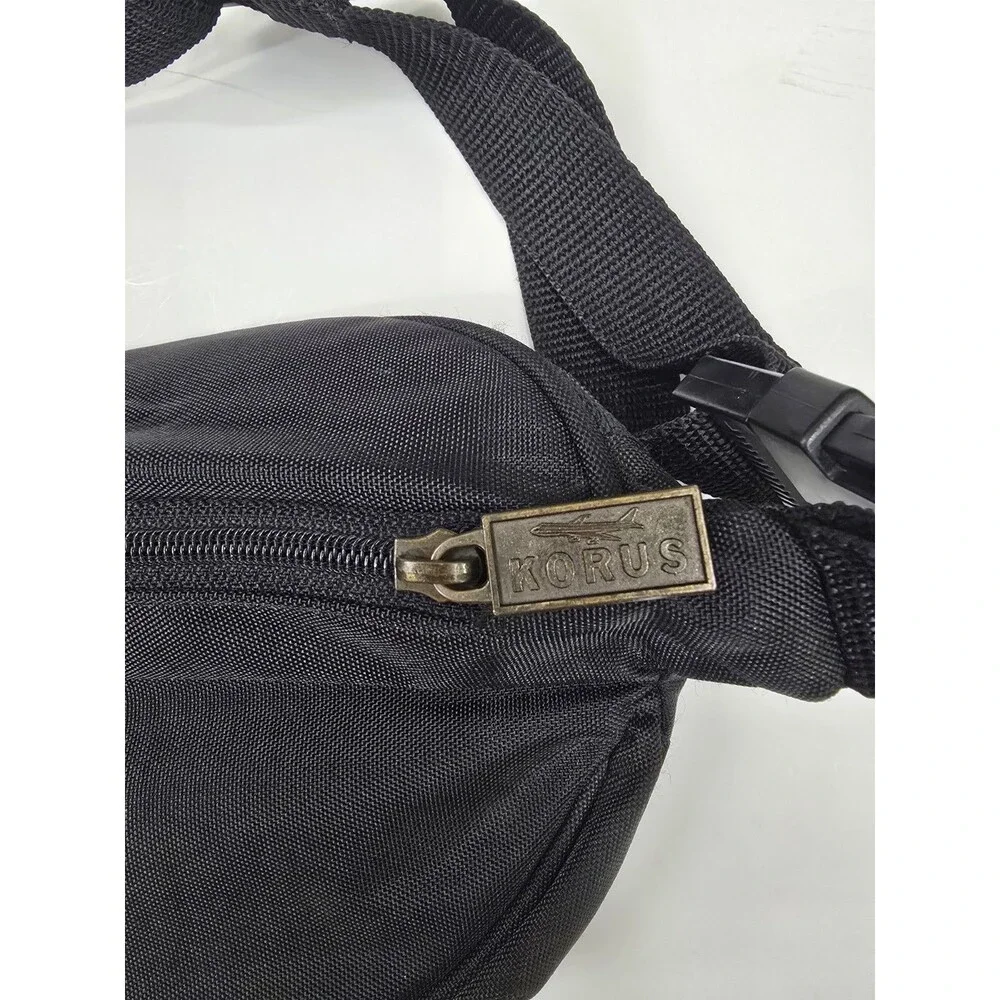 Vintage Sports KORUS California Fanny Pack Black Waist Bag
